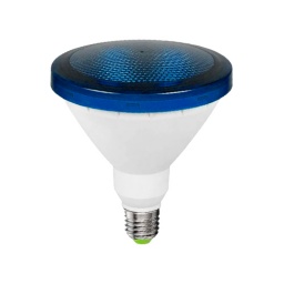 Lámpara LED Par 38 10W E27 220V · Azul - Ecoguard
