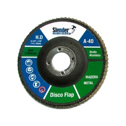 Disco Flap G-40 115mm Madera/Metal - Slender