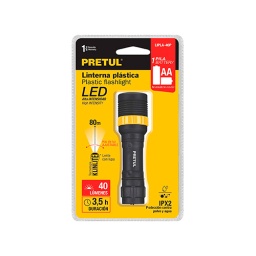 Linterna Plstica 1 LED (40Lum)  - Pretul