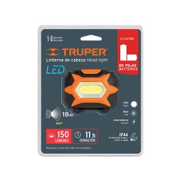 Linterna De Vincha 1 LED (40Lum) 3 Pilas AAA - Truper