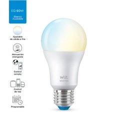 Lámpara LED Wiz Wifi Tunable A60 9W - Philips