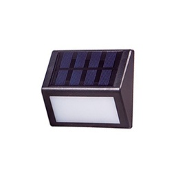 Aplique LED Solar Slim con Fotocélula Negro - CanadaGoGreen