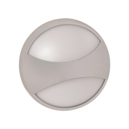 Tortuga LED con Franja 15W Gris Dimetro 260 Clida IP65 - Vivion