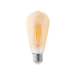 Lmpara LED St64 Vintage mbar 6W E27 230V  Clida - Vivion