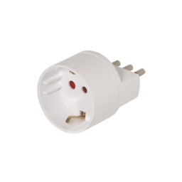 Adaptador schuko a 3 en lnea - Contactum