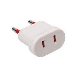 Adaptador americano  Blanco - Contactum