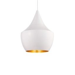 Colgante Tom Dixon 2  24cm  Blanco