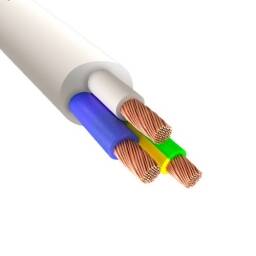 Cable Bajo Goma 2X0.75 Blanco - Lemu