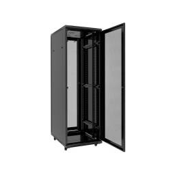 Rack 42U de Piso  800 X 800mm  Puerta Perforada  4 Ventiladores